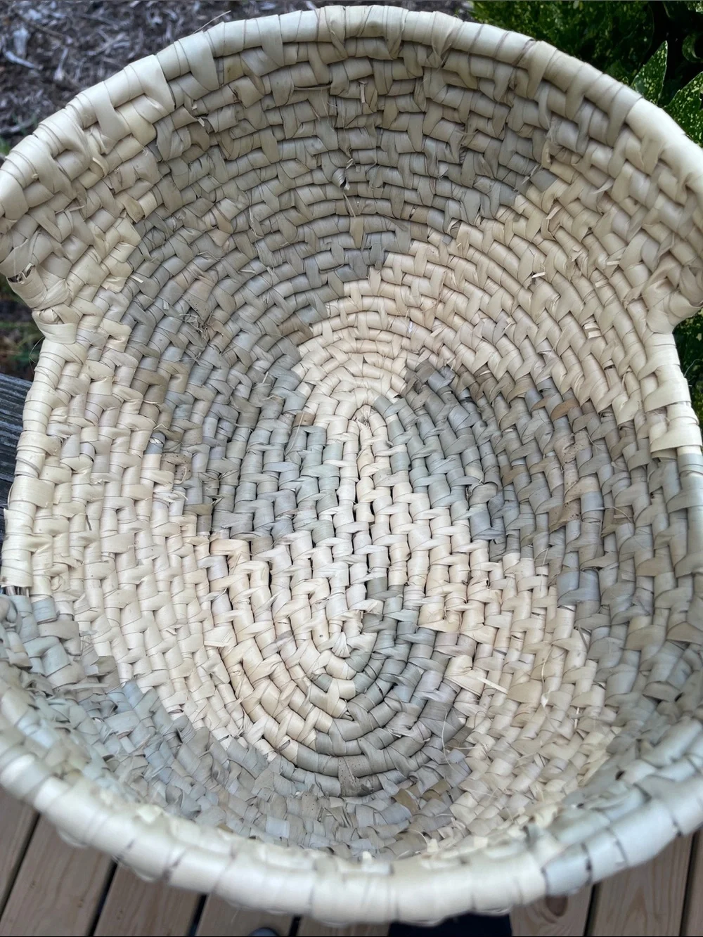 Anthropologie Seagrass Storage Basket set
